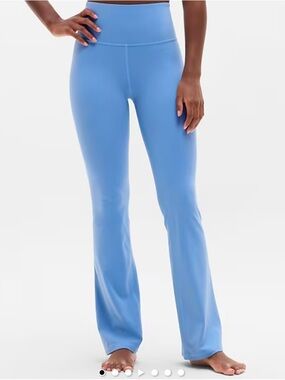 Athleta light blue Elation Flare Pants M